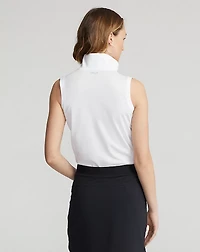 Sleeveless Piqué Polo Shirt