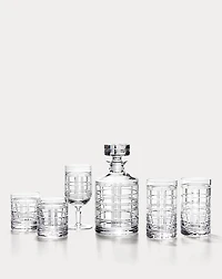 Hudson Plaid Decanter