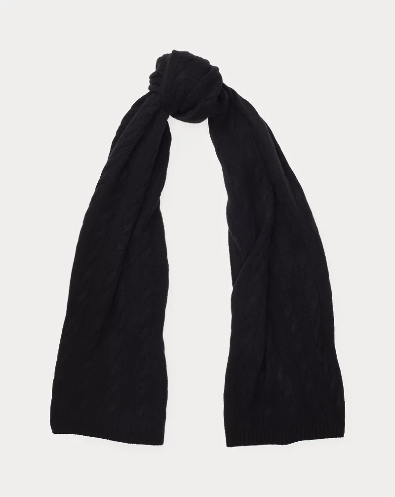 Cable Cashmere Scarf