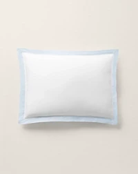 Organic Cotton Sateen Border Pillow