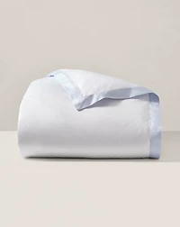 Organic Cotton Sateen Border Duvet Cover
