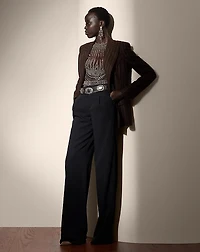 Kent Double-Breasted Wool Flannel Jacket