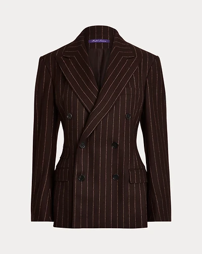 Kent Double-Breasted Wool Flannel Jacket