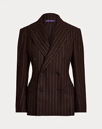 Kent Double-Breasted Wool Flannel Jacket