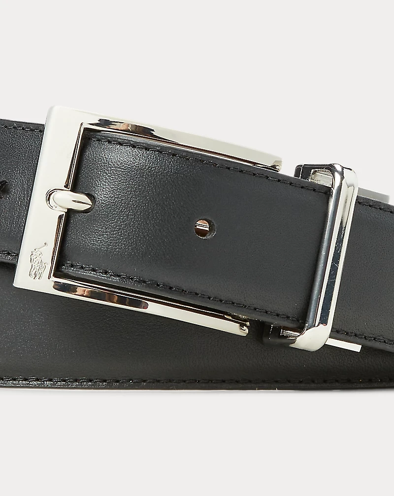 Reversible Leather Dress Belt