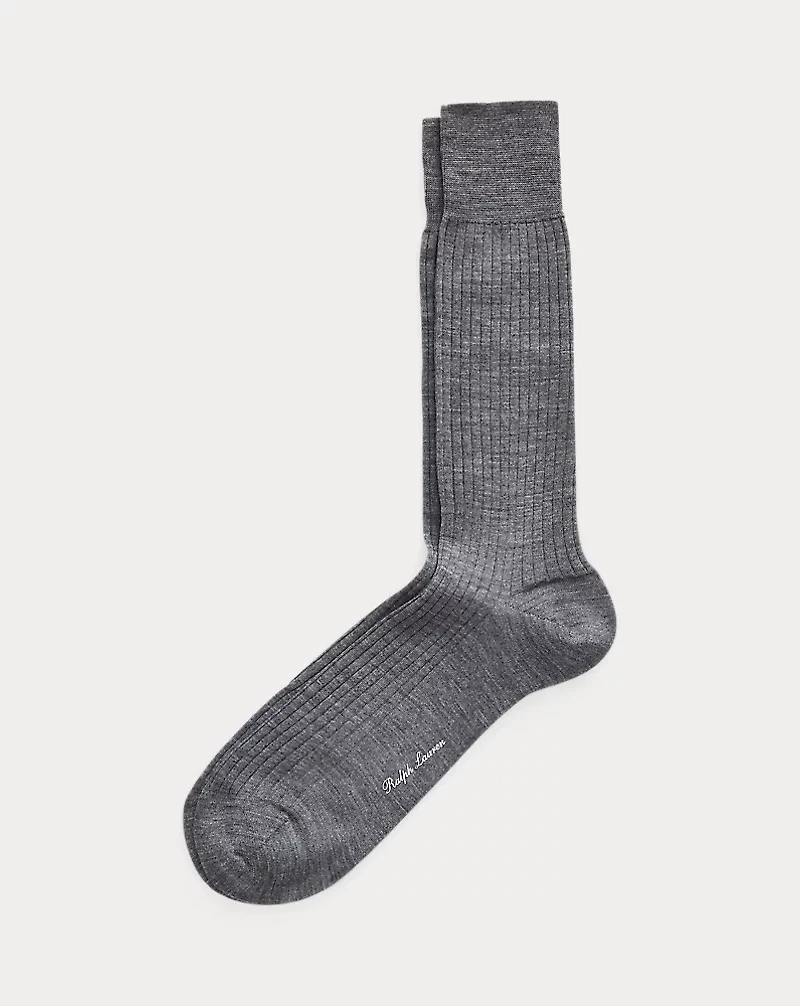 Merino Wool–Blend Slack Socks