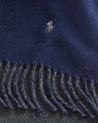 Reversible Wool-Blend Scarf