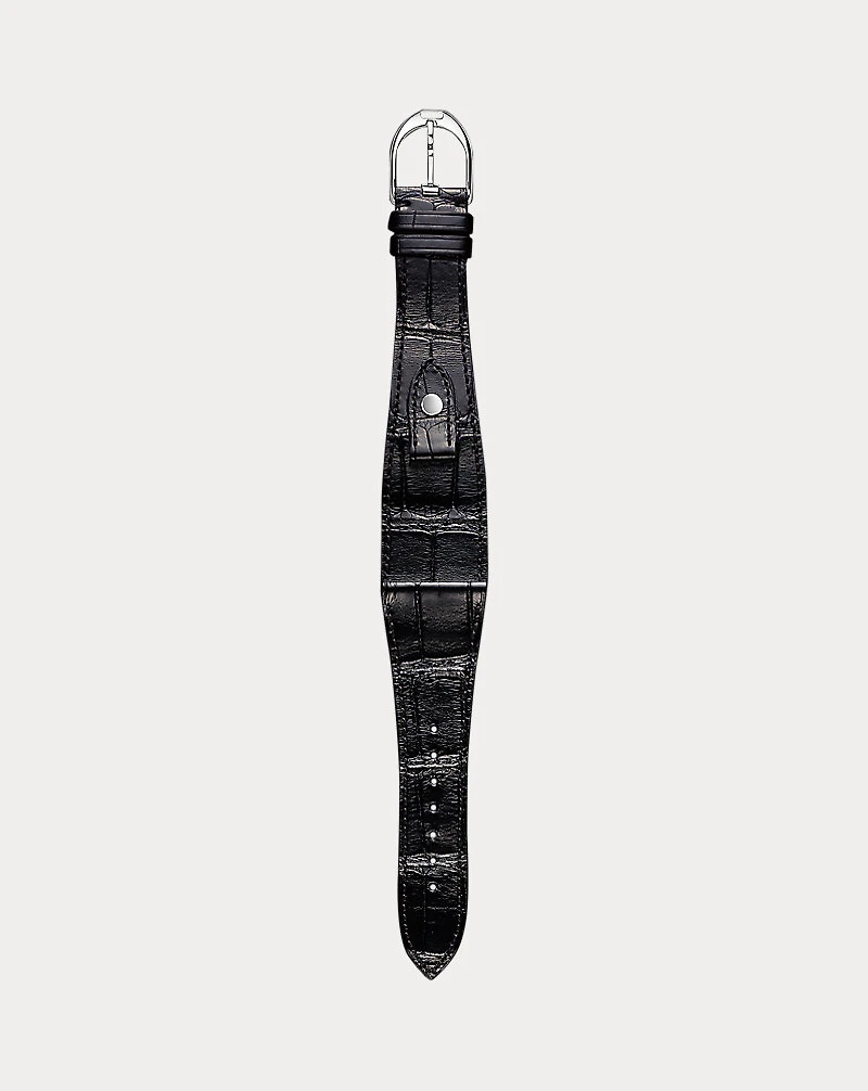 Large Stirrup Alligator Watch Strap