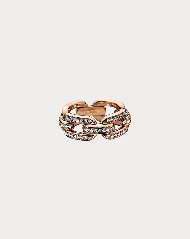 Pavé Diamond Rose Gold Ring