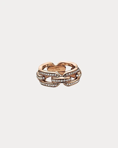 Pavé Diamond Rose Gold Ring