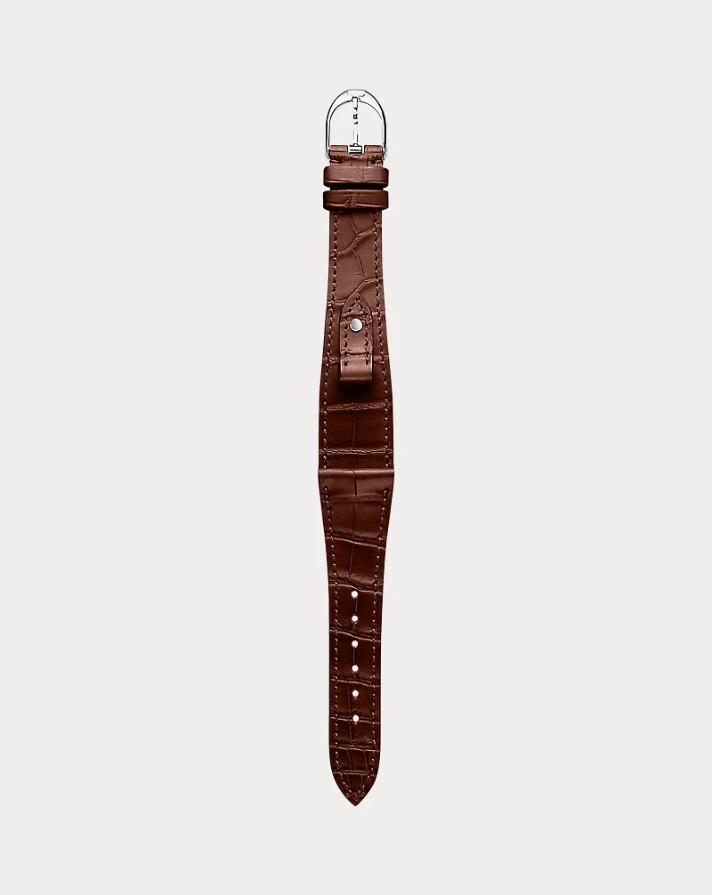Stirrup Alligator Watch Strap