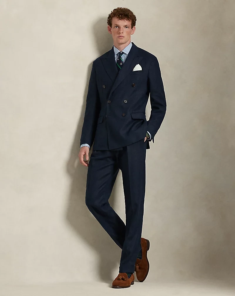 Polo Soft Tailored Fit Linen Suit Jacket