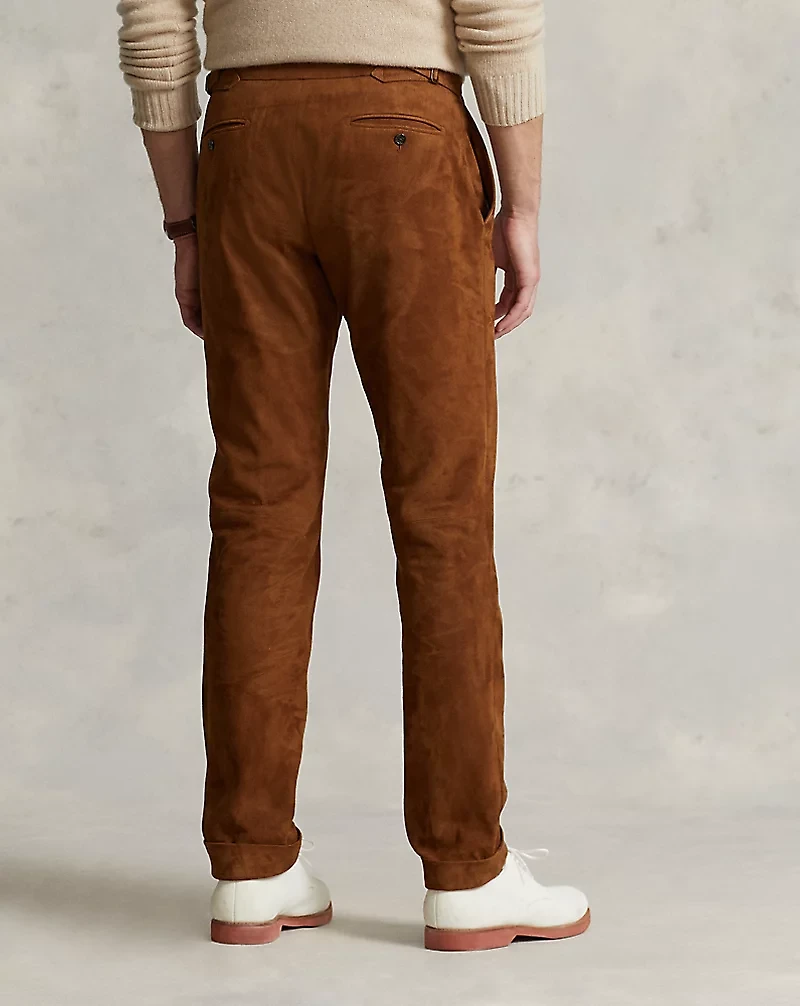 Suede Suit Trouser