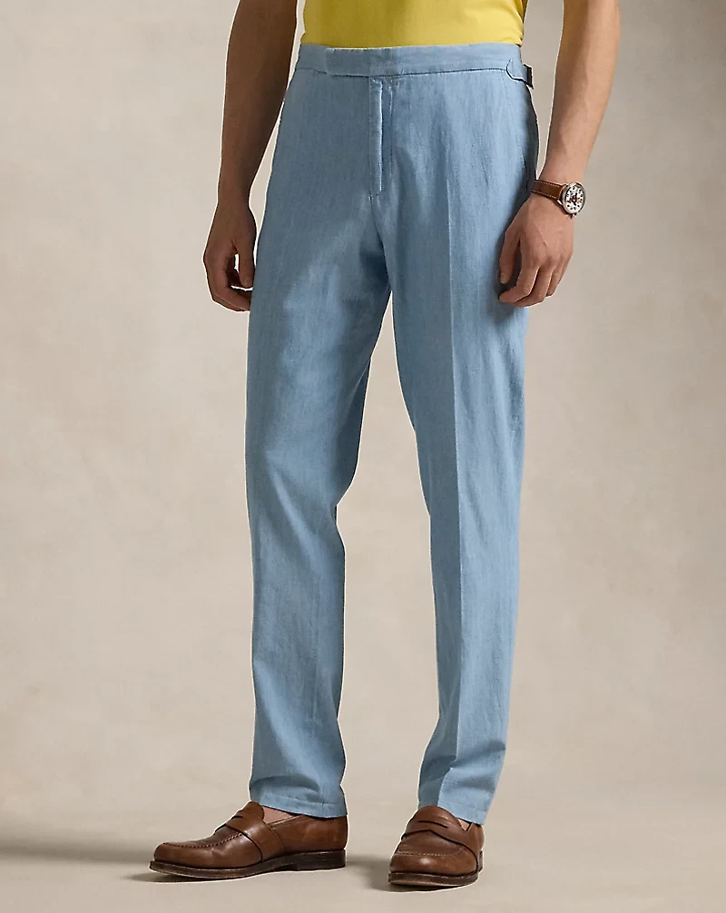 Chambray Suit Trouser