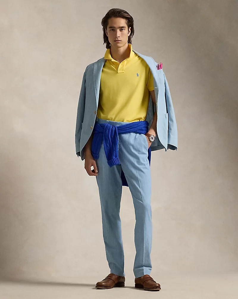 Chambray Suit Trouser