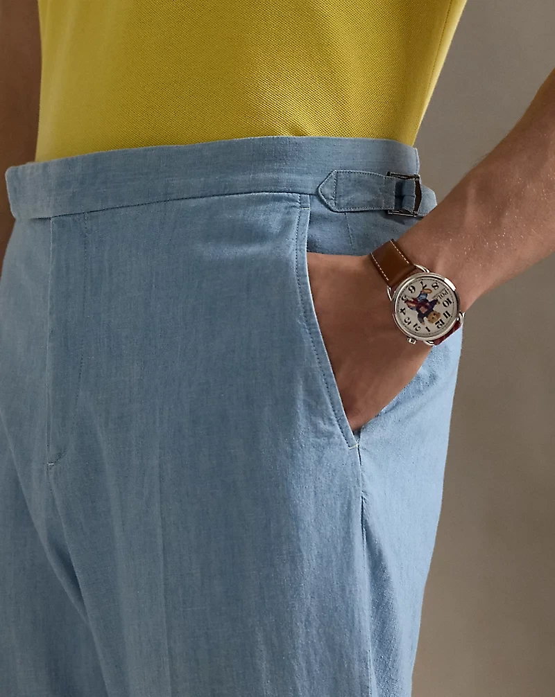Chambray Suit Trouser
