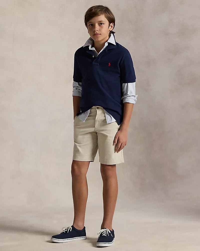 Straight Fit Stretch Chino Short