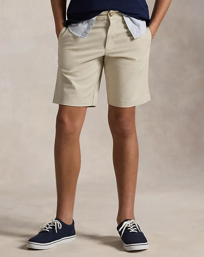 Straight Fit Stretch Chino Short