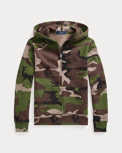 Camo Fleece Full-Zip Hoodie