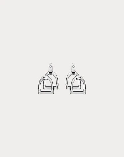 Sterling Silver Double-Stirrup Earrings