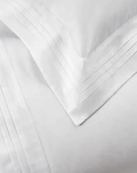 Organic Cotton Tuxedo Pleat Duvet Cover