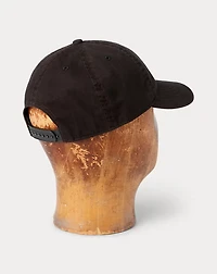 Winged-Logo Twill Ball Cap