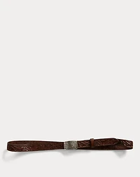 Hand-Tooled Leather Belt