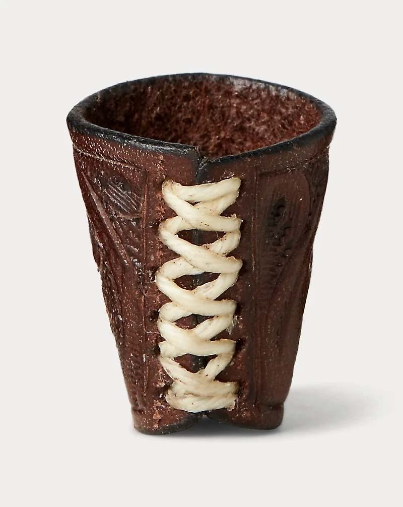 Hand-Tooled Leather Bandanna Slider