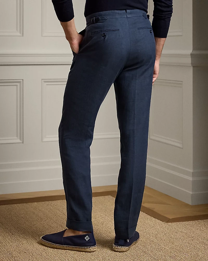 Gregory Hand-Tailored Linen Trouser