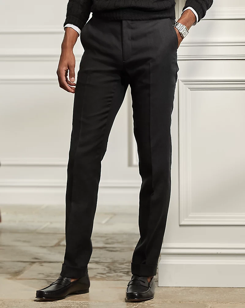 Gregory Hand-Tailored Linen Trouser