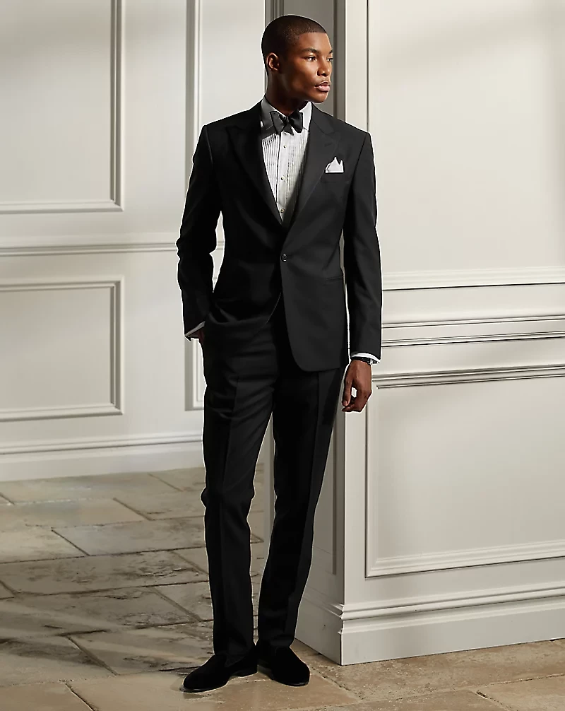Gregory Hand-Tailored Wool Peak Tuxedo
