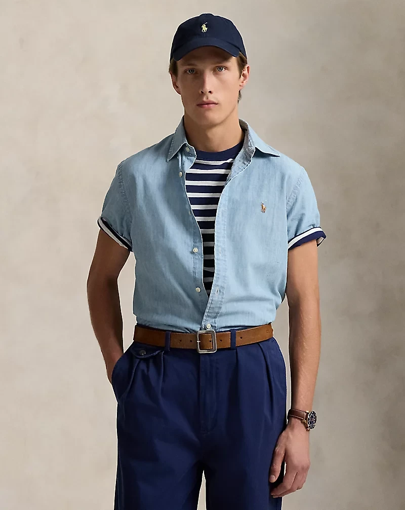 Classic Fit Chambray Shirt