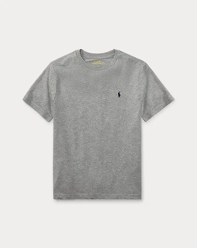 Cotton Jersey Crewneck Tee