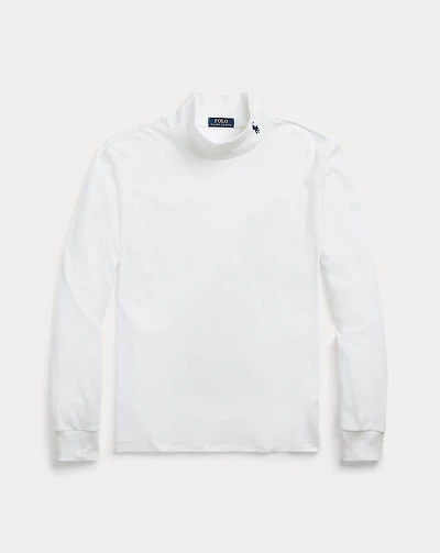 Soft Cotton Mockneck Shirt