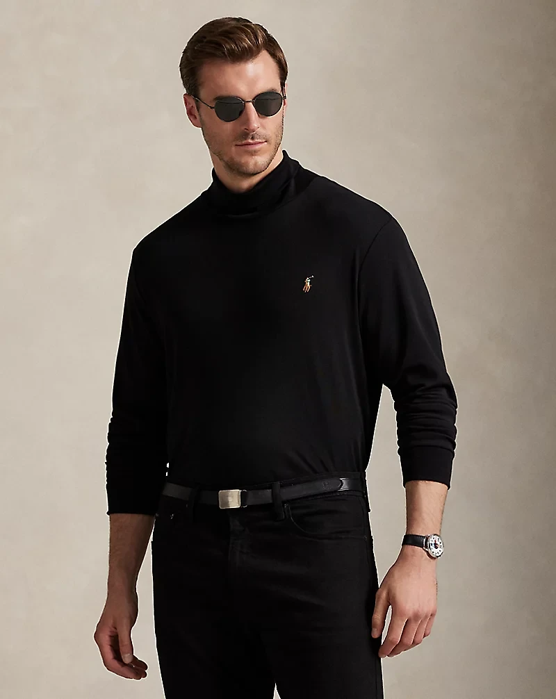 Soft Cotton Turtleneck