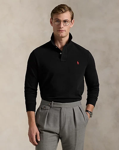 Classic Fit Mesh Polo Shirt
