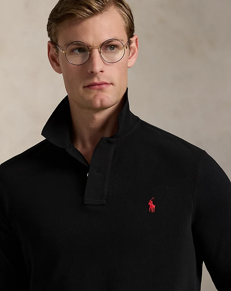 Classic Fit Mesh Polo Shirt