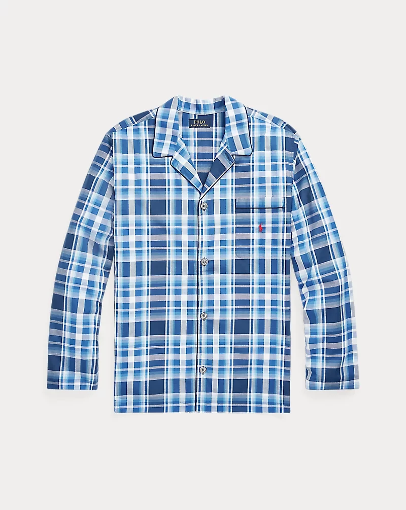 Plaid Pajama Shirt