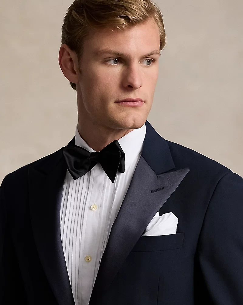 Polo Tailored Wool Barathea Peak Tuxedo