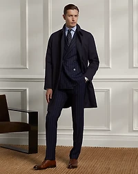 Packable Water-Repellent Balmacaan Coat