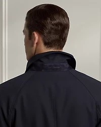 Packable Water-Repellent Balmacaan Coat