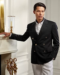 Gregory Hand-Tailored Wool Serge Blazer