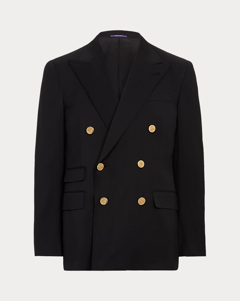 Gregory Hand-Tailored Wool Serge Blazer