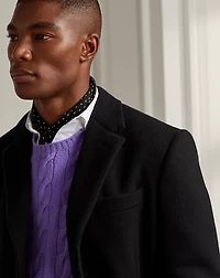 Kent Hand-Tailored Wool-Blend Topcoat