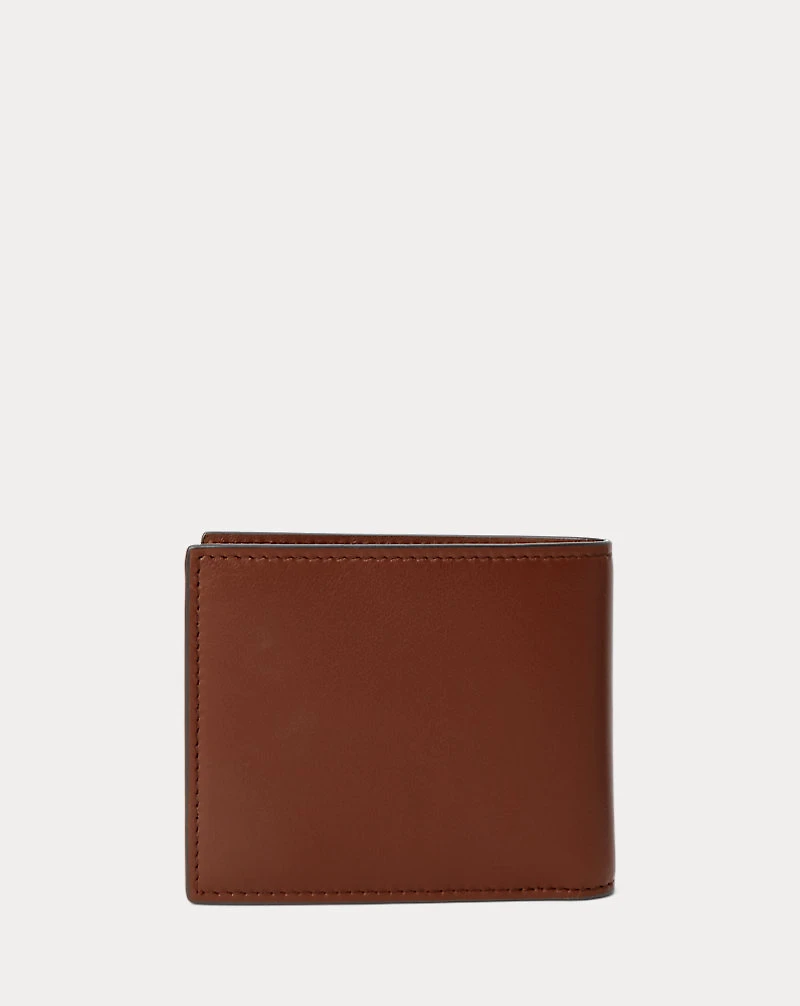 Burnished Calfskin Billfold Wallet