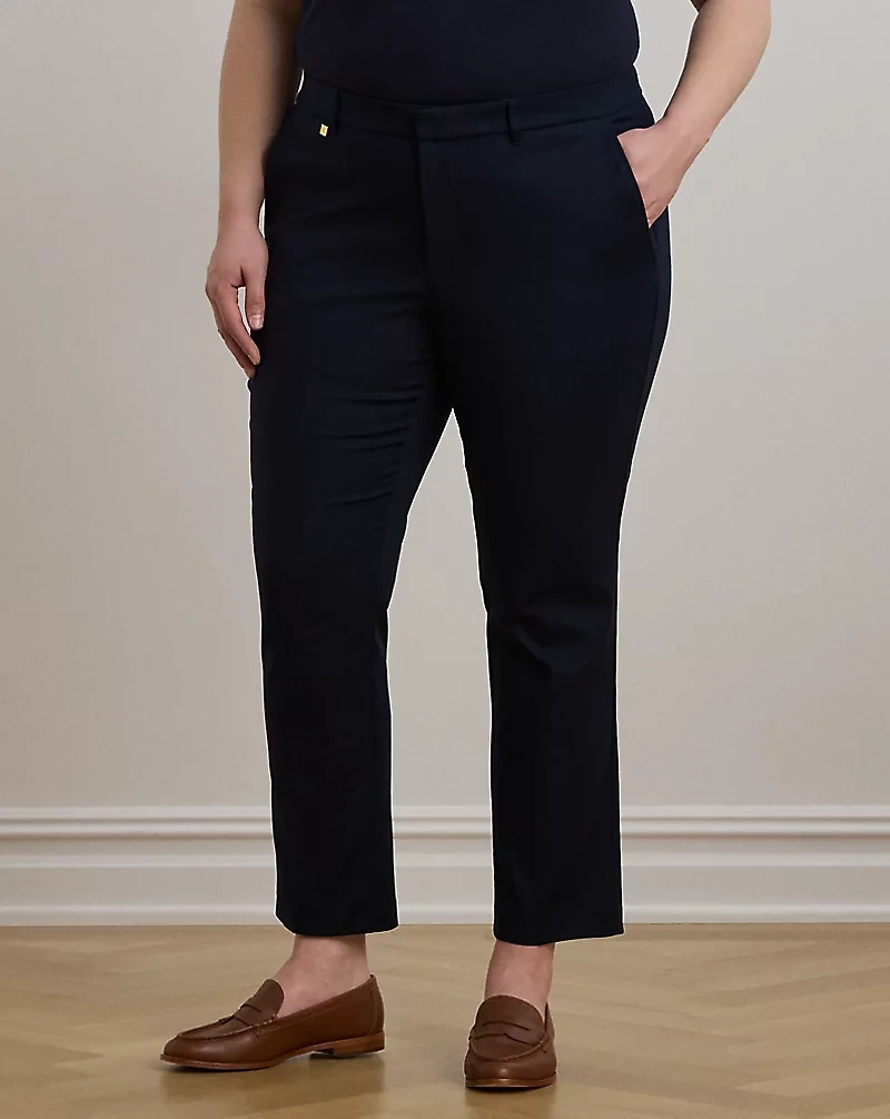 Double-Faced Stretch Cotton Pant
