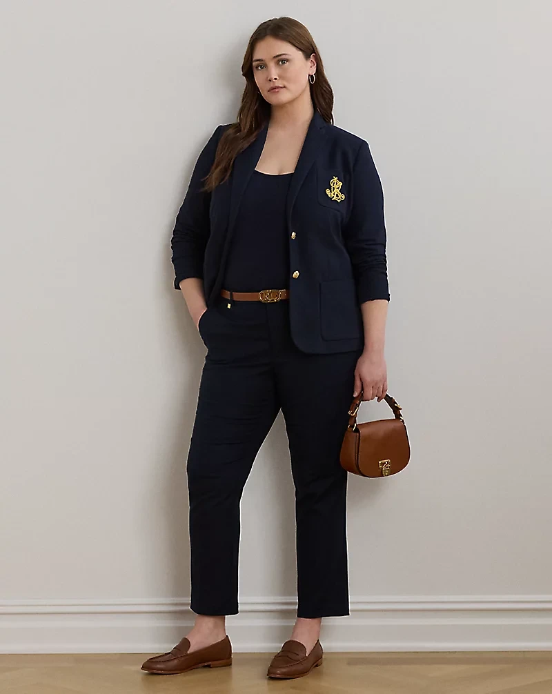 Double-Faced Stretch Cotton Pant