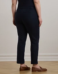 Double-Faced Stretch Cotton Pant