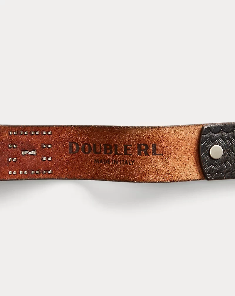 Studded Leather Belt