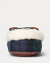 Yarmond Plaid Shearling-Lined Slipper